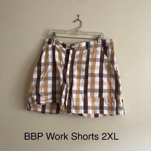 Big Bud Press plaid work shorts